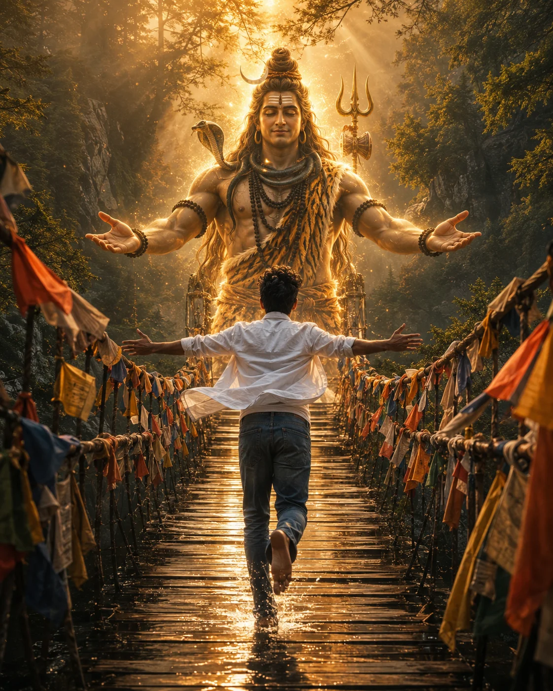 Divine Blessing Look Copy Karein Ye Best ChatGPT Ai Mahadev Photo Prompt
